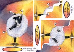 Whirl, Ballerina, Whirl Wavy Corner Stacker Topper