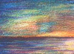 A4 Evening Magic Landscape Painting