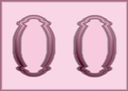 Fancy Insert (pink) Frames for Your Greetings