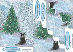 When Christmas Trees Were Tall - Wavy Corner Stacker Topper