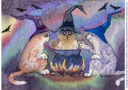 Gossiping Around the Halloween Cauldron