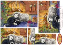 Merry Christmas to Ewe Rectangle Pyramid
