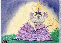 Miss Maddy Mouse in Her Christmas Tree Fairy Outfit