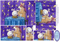 Cross My Paw with Silver Pyramid