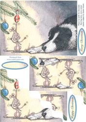 Peace on Earth for Chocolate-thieving Mice Wavy Stacker