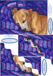 Snug Dachshund Wavy Corner Stacker Topper