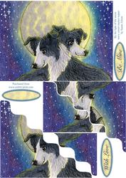 By the Light of the Moon Wavy Corner Stacker Topper