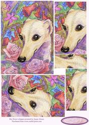 Shy Flower Whippet Pyramid