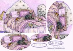 Sleepover - Whippets and Greyhounds - Oval Pyramid