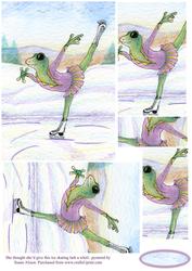 She Thought She'd Give This Ice Skating Lark a Whirl