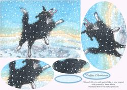 Wheeee! (how to Catch a Snowflake on Your Tongue) Oval Pyr'd