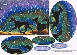 We Three Greyhounds - Oval Pyramid