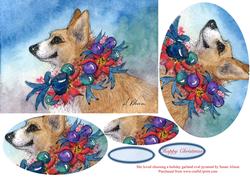 She Loved Choosing a Holiday Garland Oval Pyramid