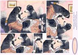 Dogs Playing Scrabble (like They Do) Pyramage