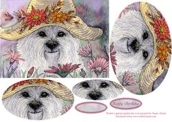 Westie's Special Garden Hat Oval Pyramage