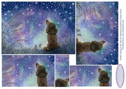 Poodle Looking to the Stars for Inspiration Pyramage