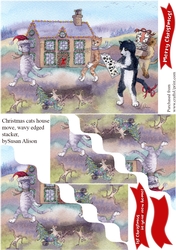 Christmas home on the move, cats moving house at Christmas