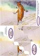 Corgi Dog Playing Hopscotch Wavy Corner Stacker Topper