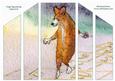 Corgi Dog Playing Hopscotch Theatre Fold
