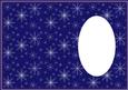 Rich Blue Snowflake Insert Matching Waiting for Santa Sheet