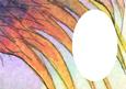 Greyhound Angel Wing Insert with Oval Space