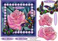 Lace and Pearls Topper with Butterfly Decoupage