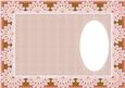 Matches Orange Rose on Lace Topper