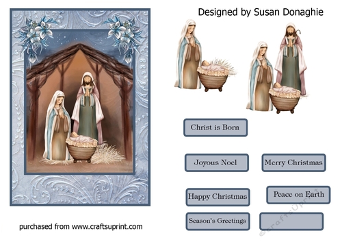 Birth of Jesus 7x5 Card Front