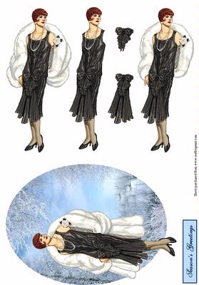 Winter Designer Fashion Lady #10
