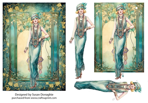 Glamourous Art Deco Lady
