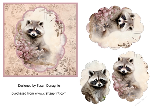 Woodland Raccoon #2