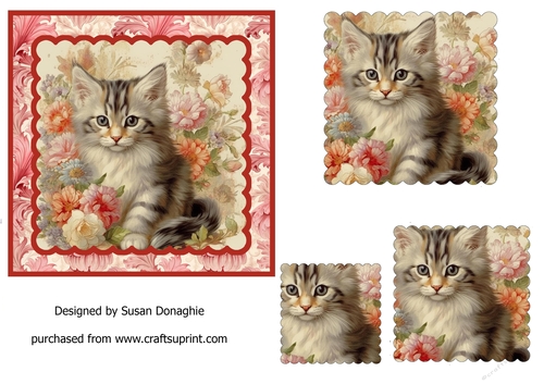 Floral Kitten #4