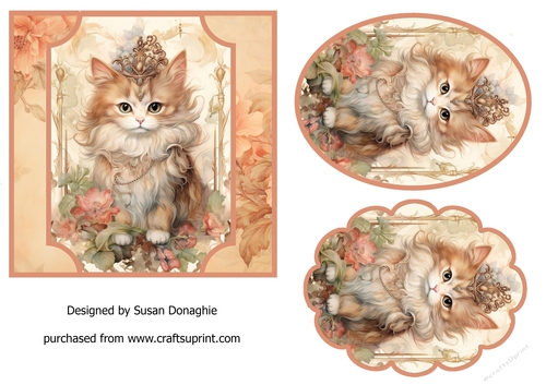 Floral Fantasy Kitten Toppers #3