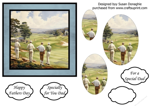 Golfing Scene