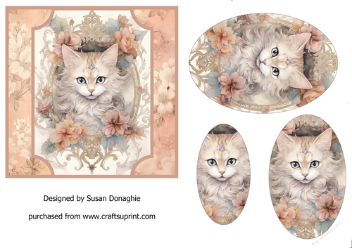 Floral Fantasy Kitten #2