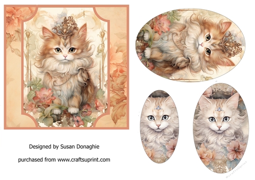 Floral Fantasy Kitten #3