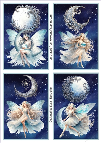 Filigree Moon Fairy toppers