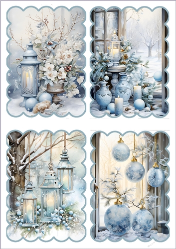 Christmas in Blue Toppers #2