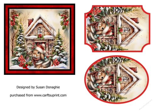 Christmas Bunny #1