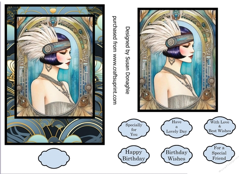 Art Deco Flapper #2