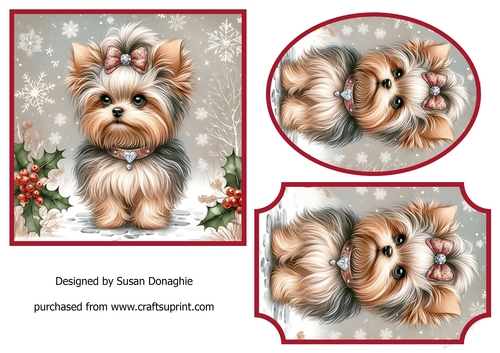 Christmas Yorkie #1
