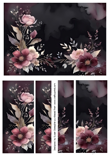 Blooms in Burgundy #3
