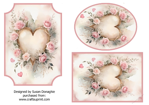 Delicate Flowers in Pink Romance