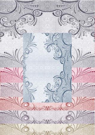 Victoriana Swirl Flourishes Backgrounds
