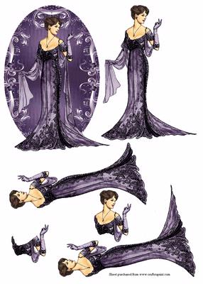 Festive Fashion Ladies #1 Amethyst