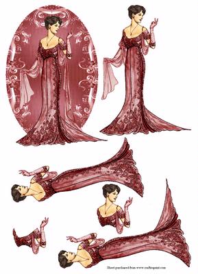 Festive Fashion Ladies #1 Garnet