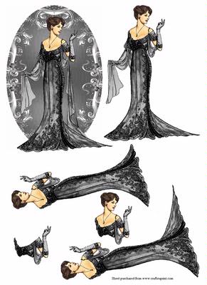 Festive Fashion Ladies #1 Black Diamond