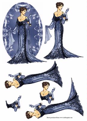 Festive Fashion Ladies #1 Sapphire