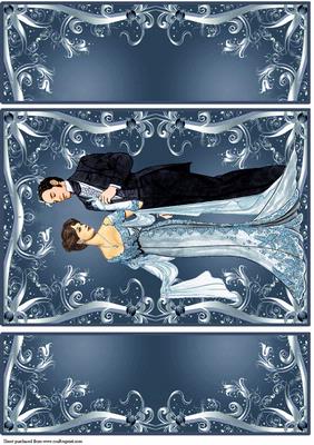 Festive Fashion Lady #1 Gatefold Aquamarine