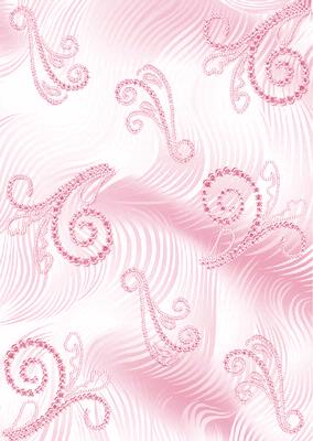 Jewelled Swirls Rose Blush